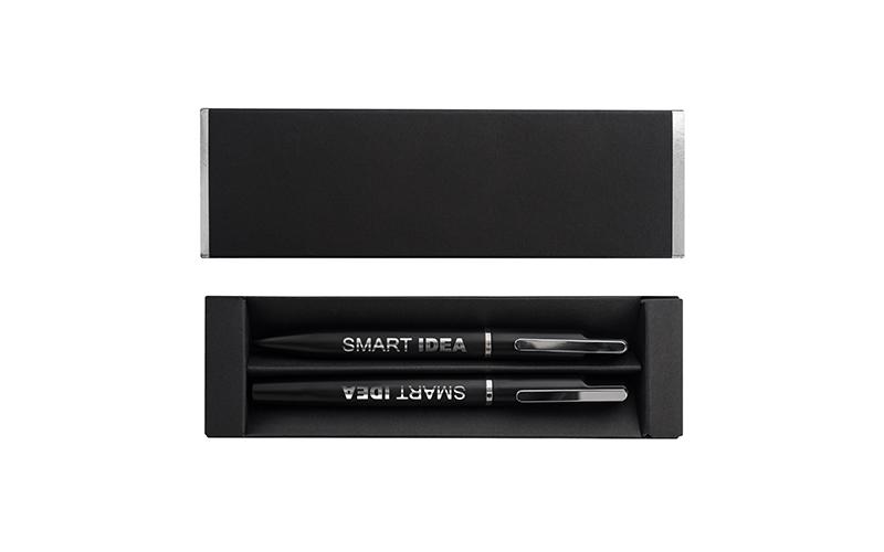 Zestaw piśmienniczy (lustrzany grawer) Treasure, srebrny