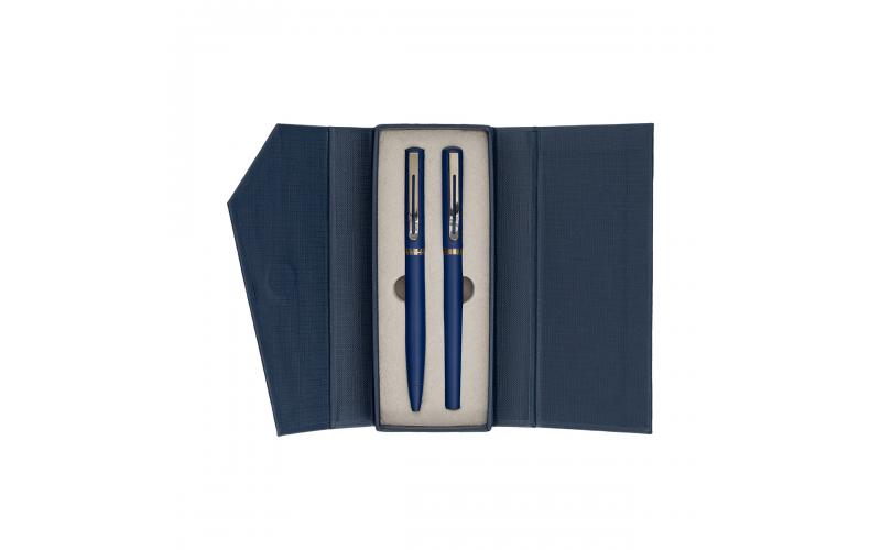 Zestaw piśmienniczy Majestic, granatowy