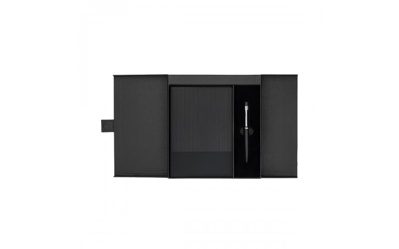 Zestaw notes z długopisem Inkoria, czarny