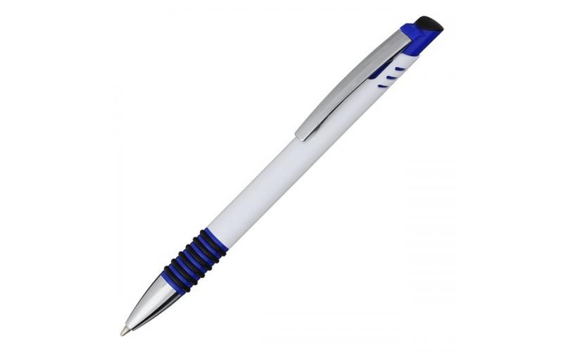 Długopis Joy, niebieski/biały