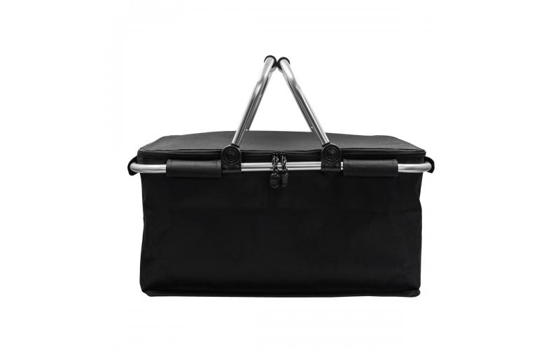 Izotermiczny kosz piknikowy Huron, czarny