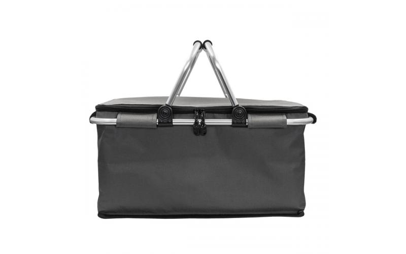 Izotermiczny kosz piknikowy Huron, grafitowy