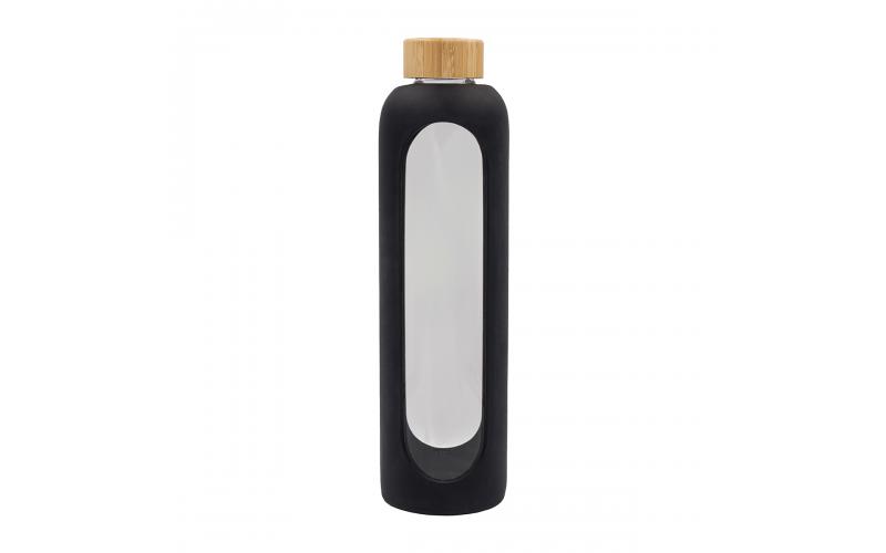 Butelka ze szkła borokrzemowego Richmond 1100 ml, czarny