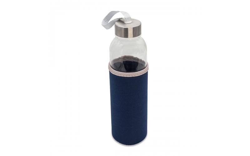 Szklana butelka Vim 500 ml, granatowy
