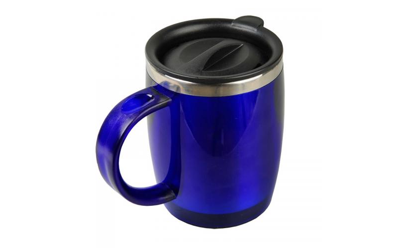 Kubek termiczny Barrel 400 ml, niebieski