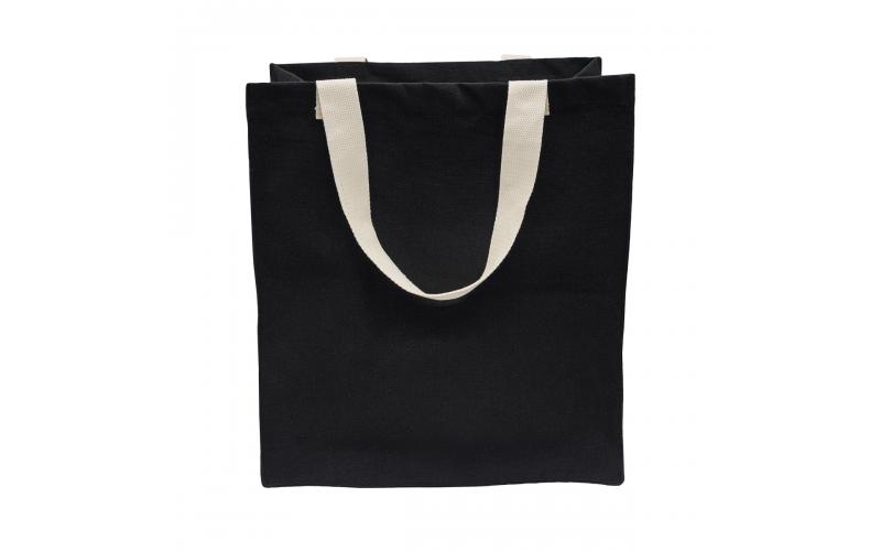 Torba z bawełny 340 g/m2 Lisburn, czarny