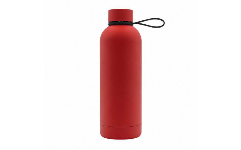 Butelka termiczna z uchwytem Mendoza Duo 500 ml, czerwony