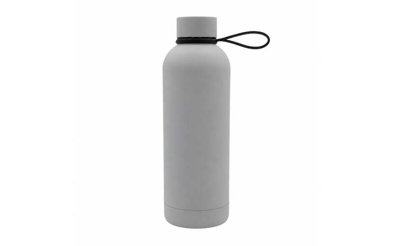 Butelka termiczna z uchwytem Mendoza Duo 500 ml, szary