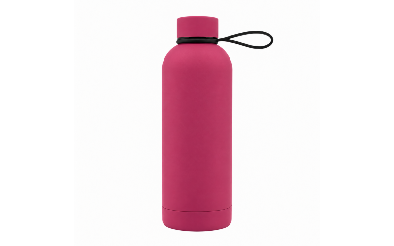 Butelka termiczna z uchwytem Mendoza Duo 500 ml, magenta