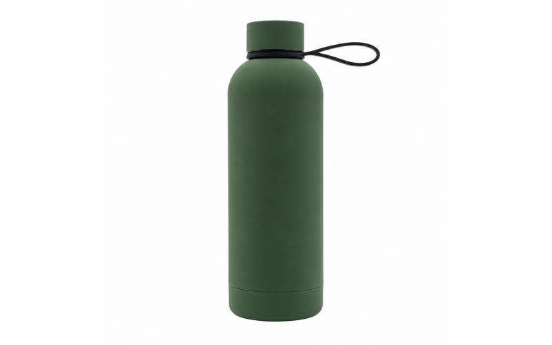 Butelka termiczna z uchwytem Mendoza Duo 500 ml, ciemny zielony