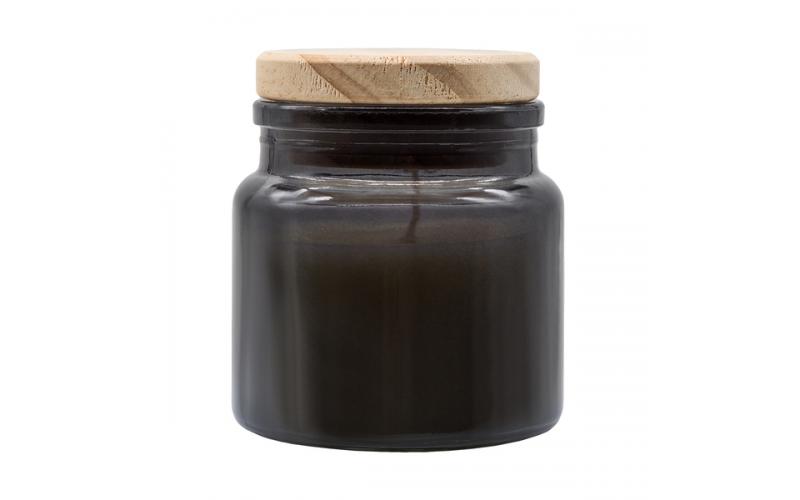 Świeca zapachowa w szkle Lemora, grafitowy