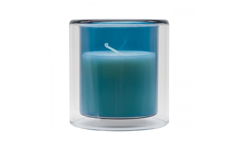 Świeca zapachowa w szkle Glasen, niebieski