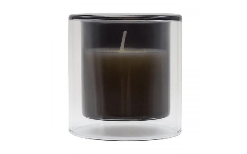 Świeca zapachowa w szkle Glasen, grafitowy
