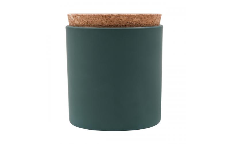 Świeca zapachowa Citrona, ciemny zielony