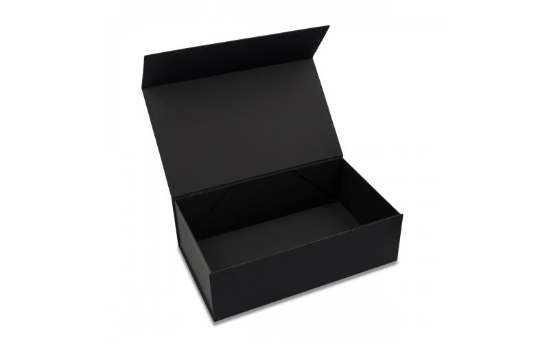 Duże składane pudełko prezentowe Brixton, czarny