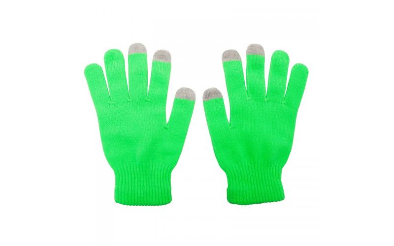 Rękawiczki Touch Control do urządzeń sterowanych dotykowo, zielony