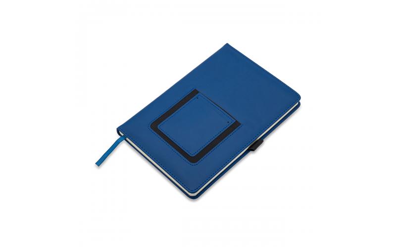 Notes z kieszonką na telefon Eibar, granatowy