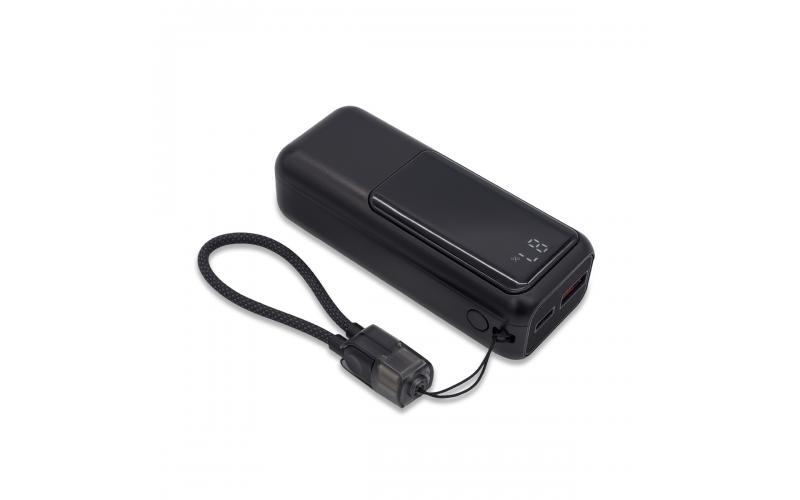 Power bank 10000 mAh 22,5W Flexipower, czarny