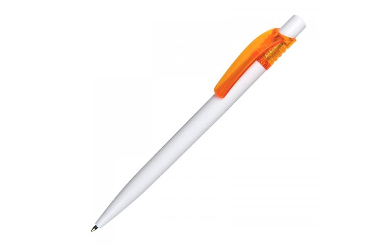Długopis Easy, pomarańczowy/biały