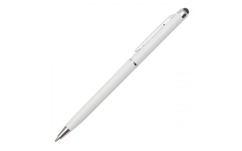 Długopis plastikowy Touch Point, biały