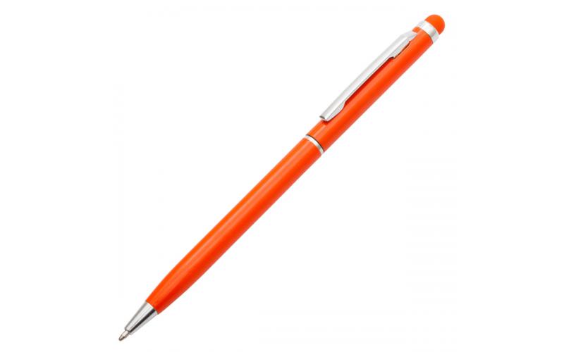 Długopis aluminiowy Touch Tip, pomarańczowy
