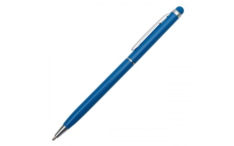 Długopis aluminiowy Touch Tip, jasnoniebieski