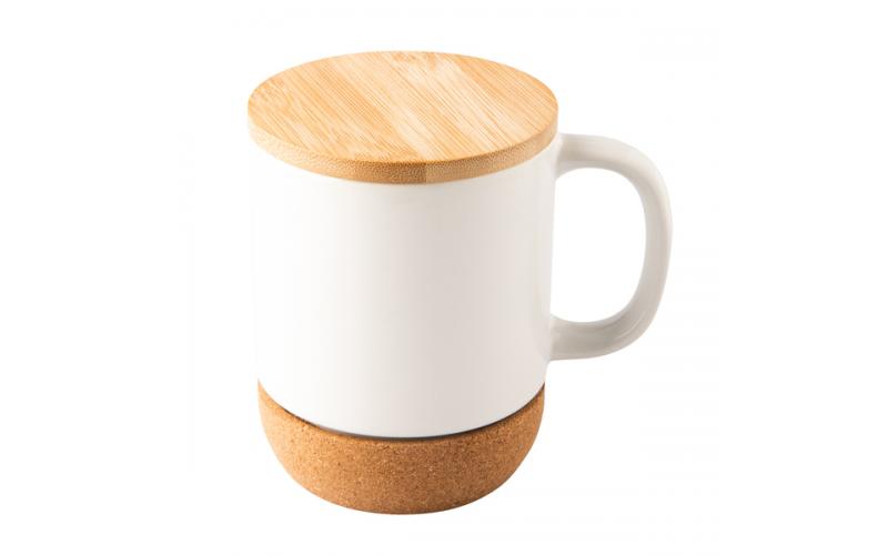 Kubek ceramiczny z powłoką sublimacyjną Giulio, biały