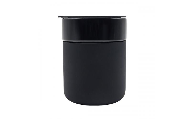 Kubek ceramiczny Caldo 370 ml, czarny