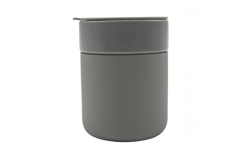 Kubek ceramiczny Caldo 370 ml, szary