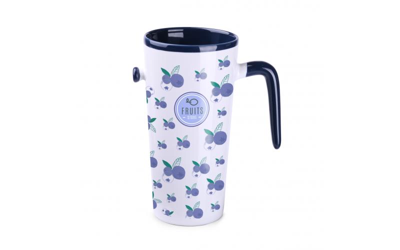 Idea 390ml biały/granatowy
