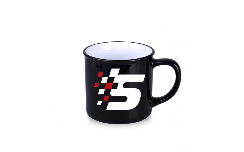 Loft 300ml czarny/biały