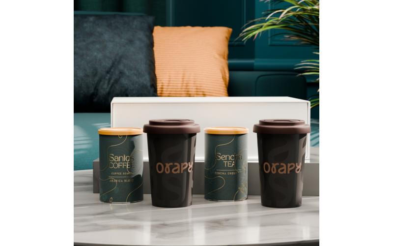 Freedom Taste 280ml satin black/brązowy