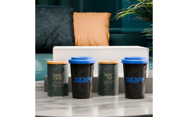 Freedom Taste 280ml satin black/niebieski