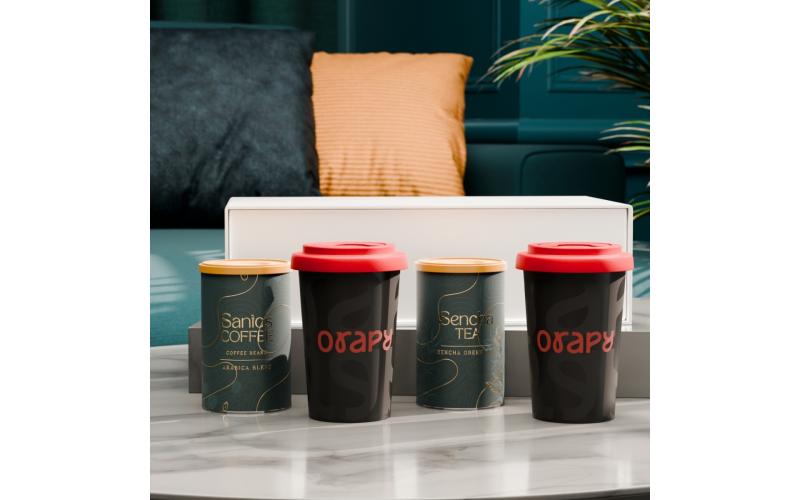 Freedom Taste 280ml satin black/czerwony