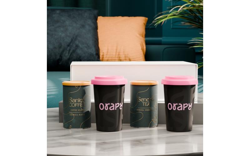 Freedom Taste 280ml satin black/różowy