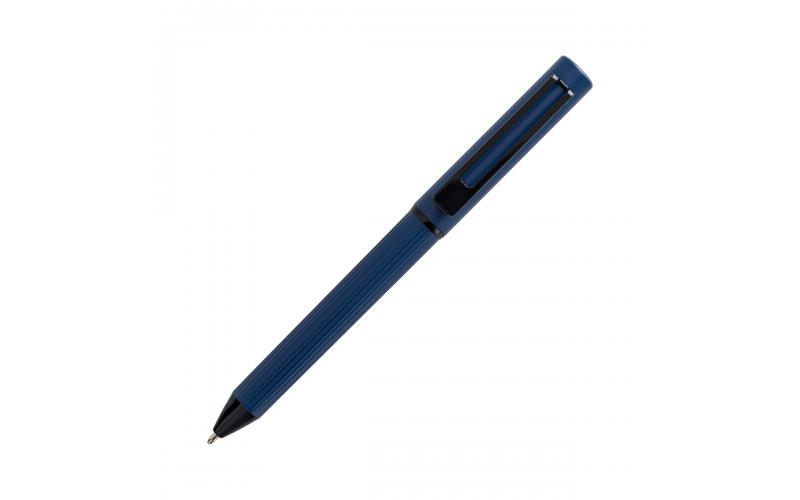 Zestaw upominkowy notes z długopisem Lovina, granatowy