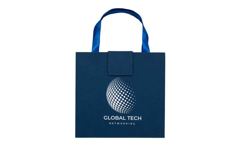 Zestaw upominkowy notes z długopisem Lovina, granatowy