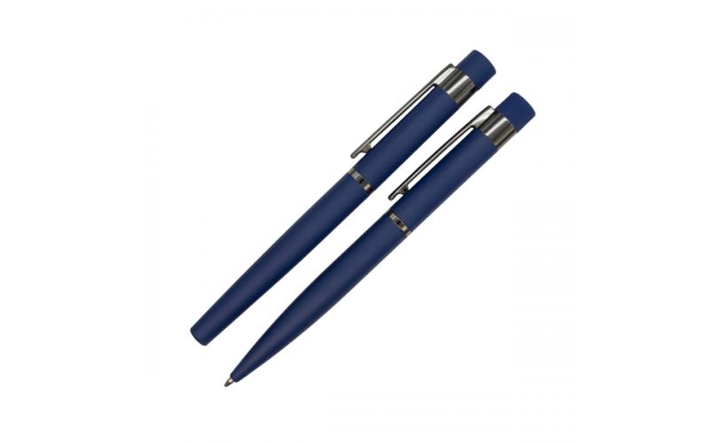 Zestaw piśmienniczy Softis, granatowy