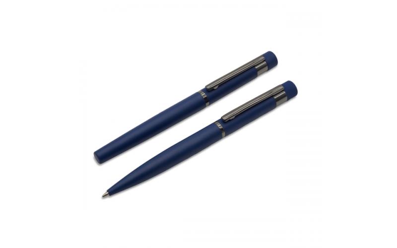 Zestaw piśmienniczy Softis, granatowy