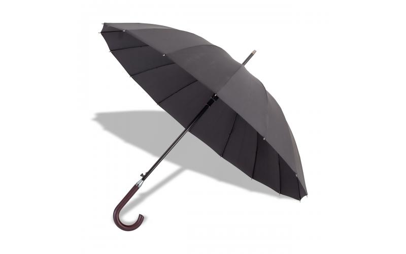 Parasol 16 panelowy Thun, czarny