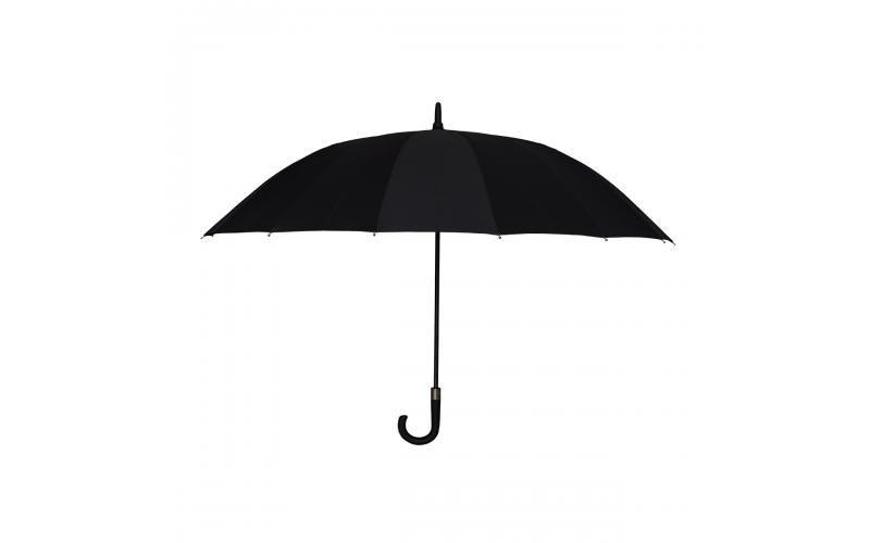 Parasol 16 panelowy Trento, czarny