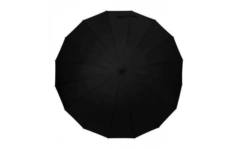 Parasol 16 panelowy Trento, czarny