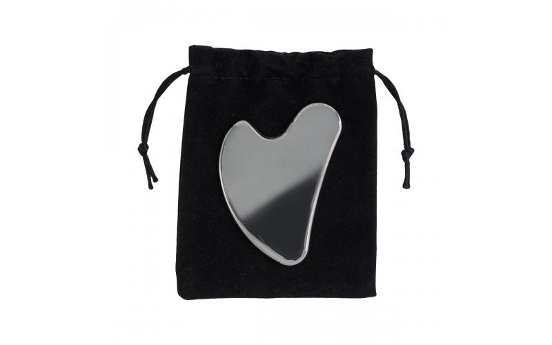 Gua Sha do masażu Glow, srebrny