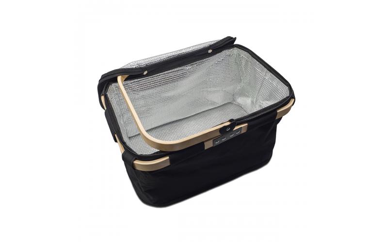 Kosz termiczny na zakupy Woody, czarny