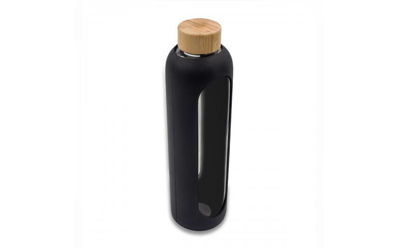 Butelka ze szkła borokrzemowego Richmond 1100 ml, czarny