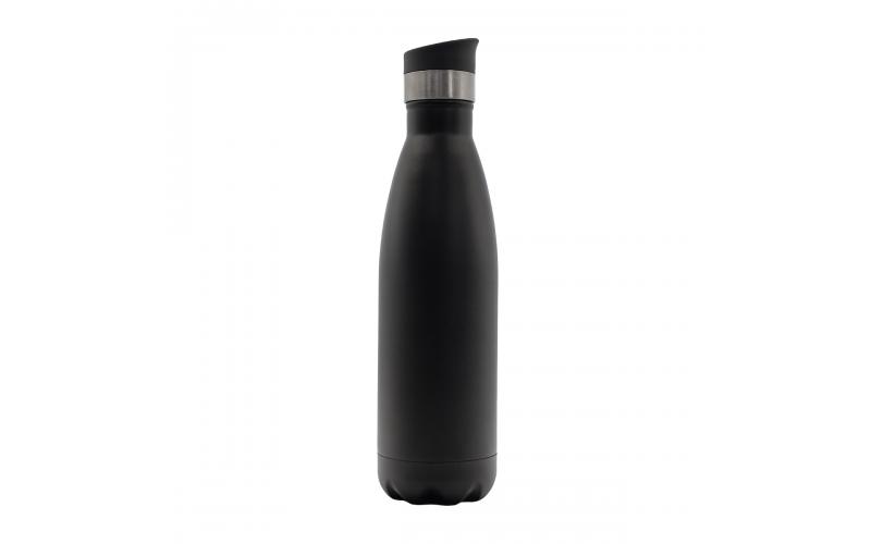 Butelka termiczna z ustnikiem 360° Yakima 550 ml, czarny