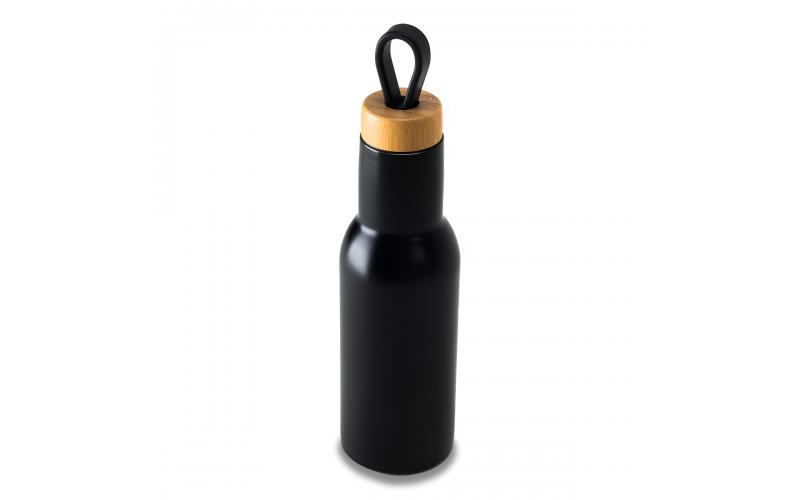 Butelka termiczna Lome 400 ml, czarny