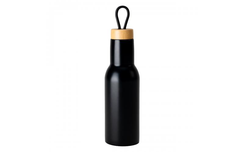 Butelka termiczna Lome 400 ml, czarny
