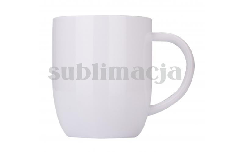 Kubek stalowy Day Alis z powłoką sublimacyjną 350 ml, biały