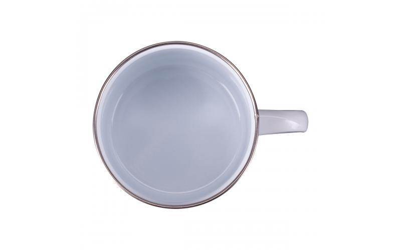 Kubek emaliowany z powłoką sublimacyjną Odis 500 ml, biały